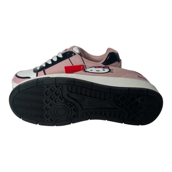 Hello Kitty woman’s size 8 shoes Sneakers Pink white Hello kitty cat Sanrio New - Picture 8 of 12